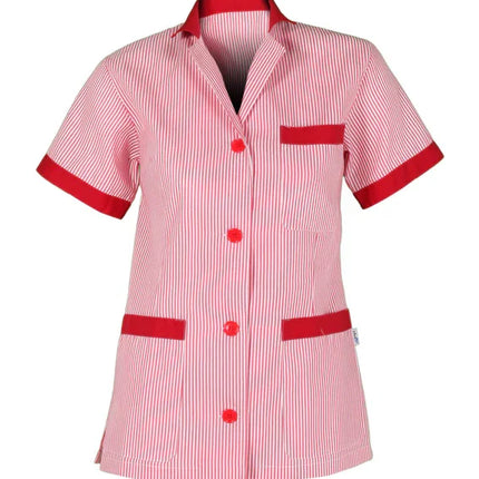 BATA MUJER CORTA VICHY M/C COMBINADA