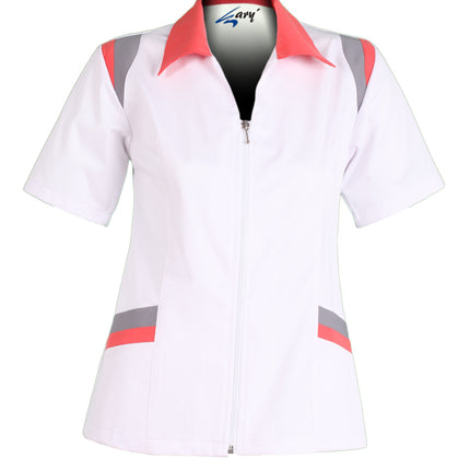BLUSA MUJER M/C CREMALLERA COMBI