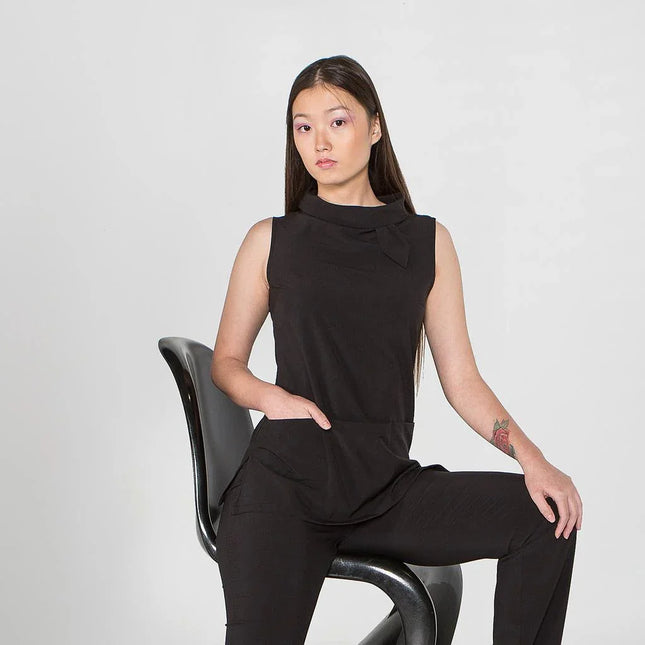 BLUSA MUJER CUELLO VUELTO