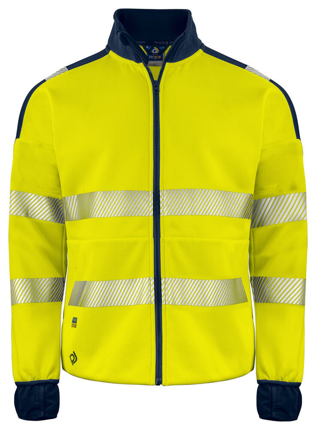 6109 SUDADERA FULL ZIP HV CLASE 3/2