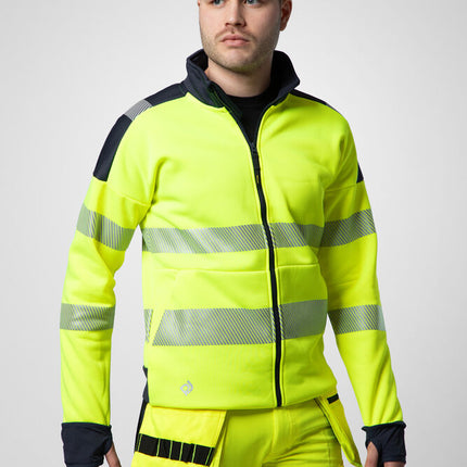 6109 SUDADERA FULL ZIP HV CLASE 3/2