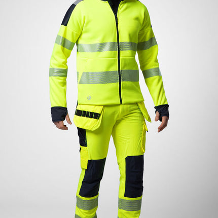 6109 SUDADERA FULL ZIP HV CLASE 3/2