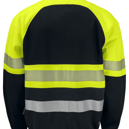 6120 SUDADERA CREMALLERA ENTERA HV CLASE 1