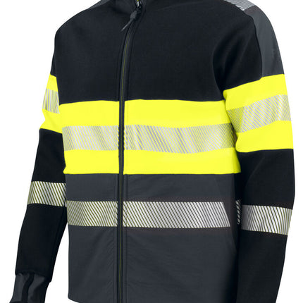 6122 SUDADERA CAPUCHA HV CLASE 1