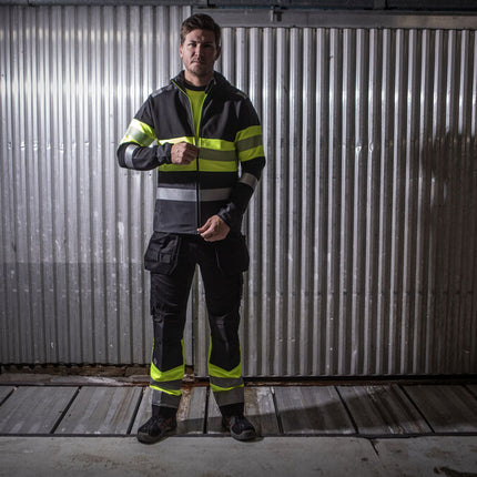 6122 SUDADERA CAPUCHA HV CLASE 1
