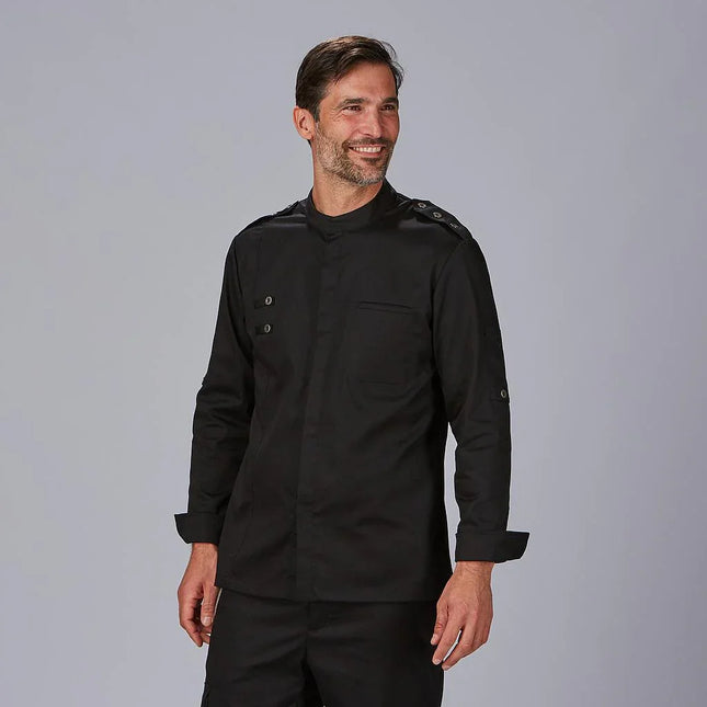 CHAQUETA COCINA HOMBRE SATEN ALGODON CUETO