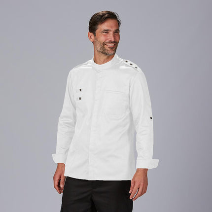 CHAQUETA COCINA HOMBRE SATEN ALGODON CUETO