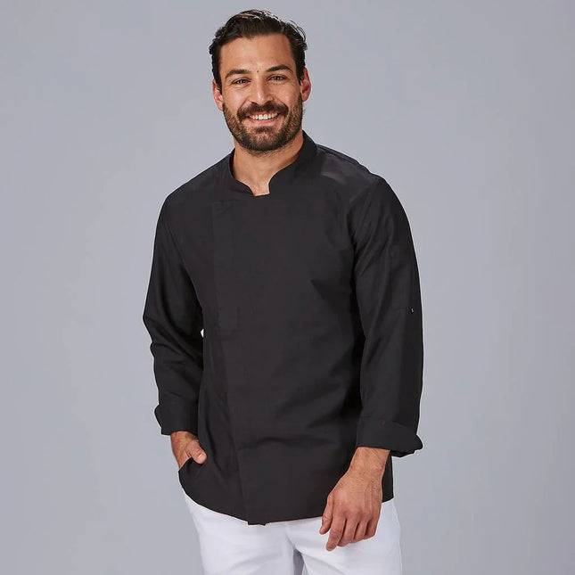 CHAQUETA COCINA UNISEX MEJIA "RED LINE"