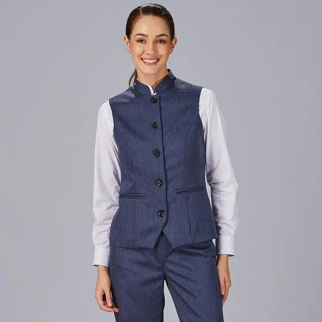 CHALECO MUJER CUELLO MAO LUJAN