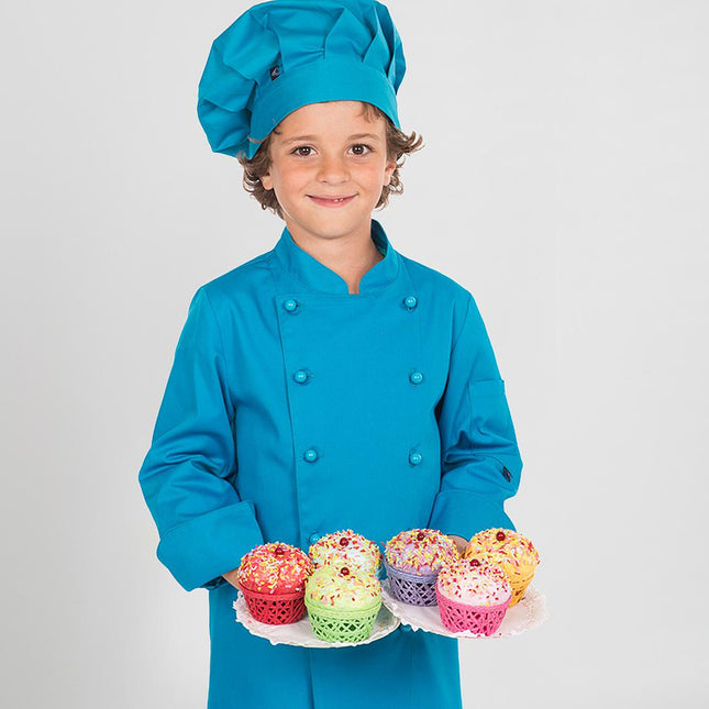 CHAQUETA COCINERO INFANTIL COLOR