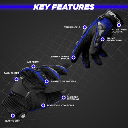 Guantes de Moto Unisex