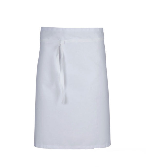 Delantal corto blanco sager