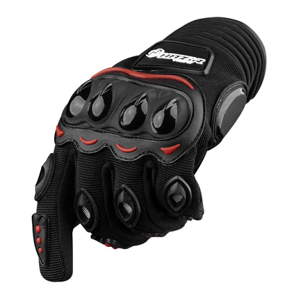 Guantes de Moto Rojo Unisex