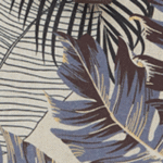 DELANTAL PETO ESTAMPADO FLORES 88X74 CM