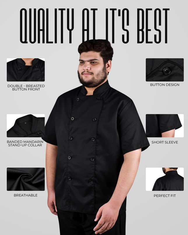 Chaqueta de Chef Negra