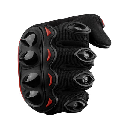 Guantes de Moto Rojo Unisex