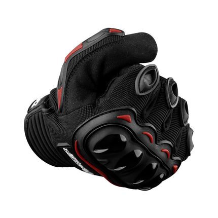 Guantes de Moto Rojo Unisex