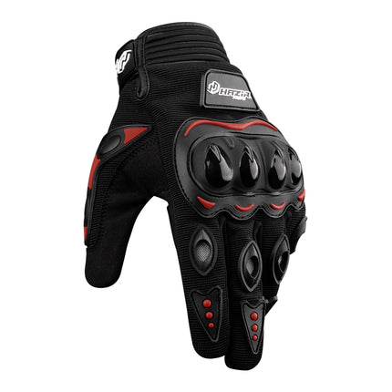 Guantes de Moto Rojo Unisex