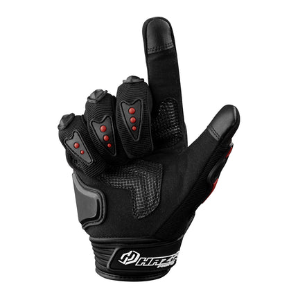 Guantes de Moto Rojo Unisex